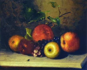 Apple with Fly by Charles Ethan Porter - Oil Painting Reproduction