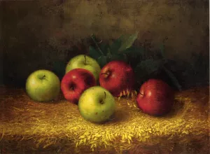 Apples on the Ground by Charles Ethan Porter - Oil Painting Reproduction