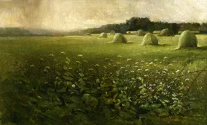 Landscape with Grain Stacks