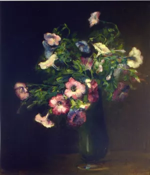 Petunias by Charles Ethan Porter - Oil Painting Reproduction