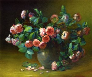 Rambling Roses Oil painting by Charles Ethan Porter