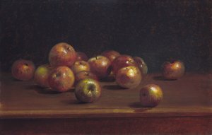 Still Life with Apples by Charles Ethan Porter Oil Painting