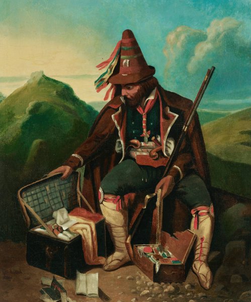 Main Product Photo of The Brigand  Painting by Charles Ferdinand Wimar