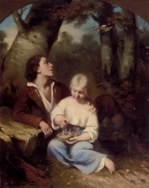 The New Arrivals by Charles Fernand De Condamy Oil Painting