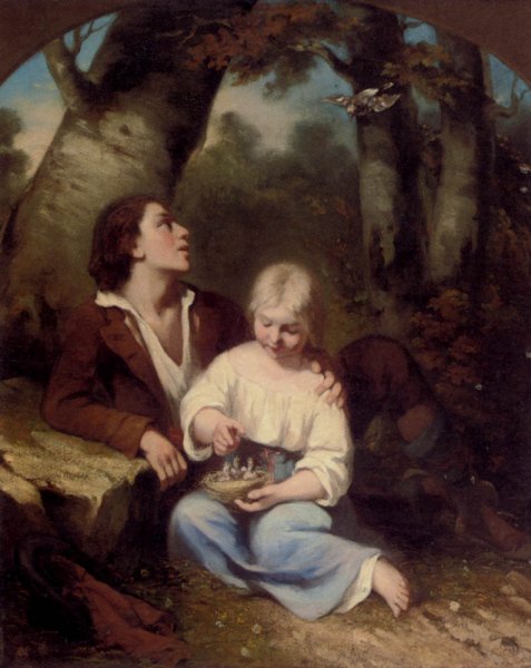 Main Product Photo of The New Arrivals Painting by Charles Fernand De Condamy