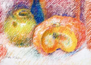Still Life with Pot and Pumpkin Oil painting by Charles Filiger