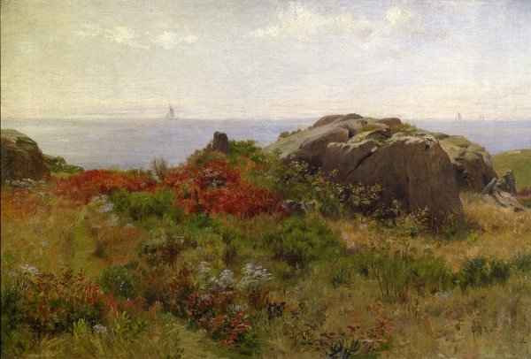 Sunny Morning, Cape Ann, Massachusetts by Charles Francis Browne - Hand-Painted Oil Painting Reproduction