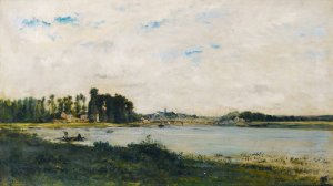 Conflans by Charles Francois Daubigny Oil Painting
