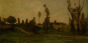 Le Ravin Doptevoz by Charles-Francois Daubigny Oil Painting