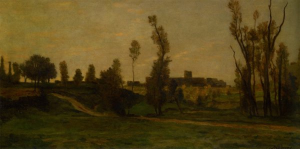 Main Product Photo of Le Ravin Doptevoz Painting by Charles-Francois Daubigny