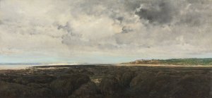 Villerville Seen from Le Ratier Oil painting by Charles Francois Daubigny
