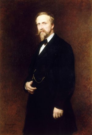 Portrait d'Henri d'Orleans, duc d'Aumale by Charles Francois Jalabert Oil Painting