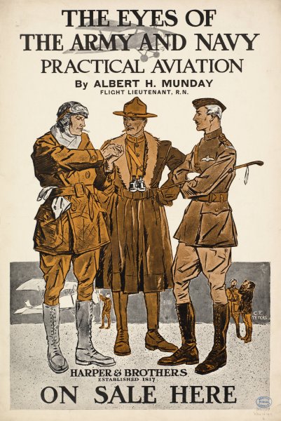 The eyes of the army and navy practical aviation  by Charles Frederick Peters - Hand-Painted Oil Painting Reproduction
