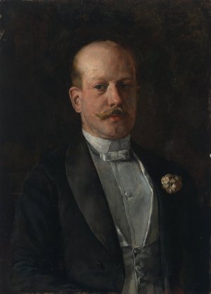 Thomas Benedict Clarke by Charles Frederick Ulrich Oil Painting