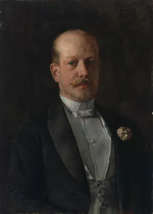 Thomas Benedict Clarke by Charles Frederick Ulrich Oil Painting