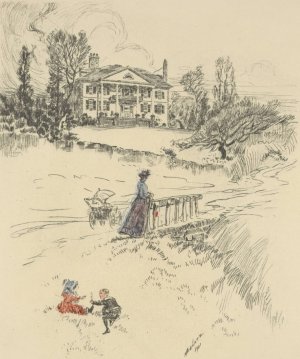 Jumel Mansion, 1901 by Charles Frederick William Mielatz Oil Painting