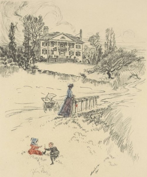 Main Product Photo of Jumel Mansion, 1901  Painting by Charles Frederick William Mielatz