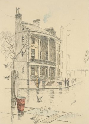 Rogers House, No. 7 State Street, 1904 by Charles Frederick William Mielatz Oil Painting