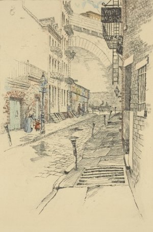Rose Street, 1904 by Charles Frederick William Mielatz Oil Painting