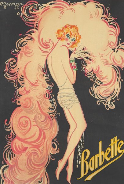 Main Product Photo of Barbette  Painting by Charles Gesmar