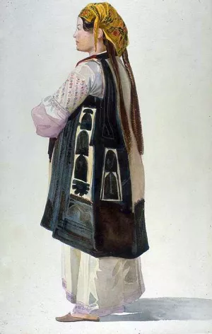 Albanian Peasant, Athens painting by Charles Gleyre