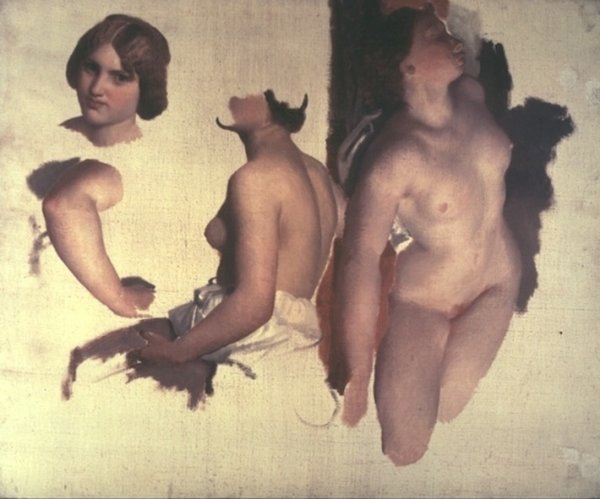 Main Product Photo of Dance of the Bacchantes Study Painting by Charles Gleyre