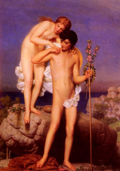 Main Product Photo of Daphnis Et Chloe Revenant De La Montagne Painting by Charles Gleyre