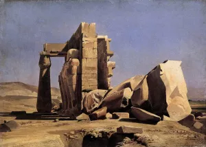 Egyptian Temple by Charles Gleyre - Oil Painting Reproduction
