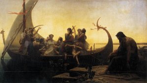 Evening or Lost Illusions by Charles Gleyre Oil Painting