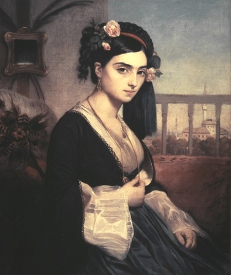 Main Product Photo of Oriental Lady Painting by Charles Gleyre