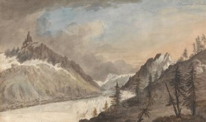 Chamonix, Mer de Glace by Charles Gore Oil Painting