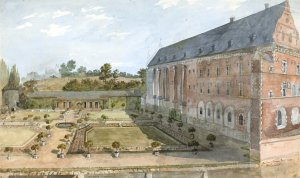 Garden of Vieux Jones near Maastricht by Charles Gore Oil Painting