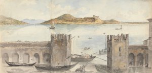Port d'Arona by Charles Gore Oil Painting