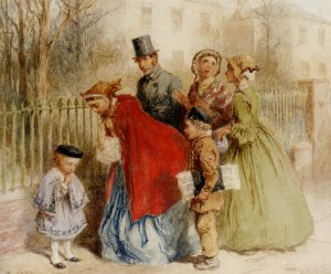 The Lost Child Oil painting by Charles Green