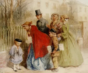 The Lost Child by Charles Green - Oil Painting Reproduction