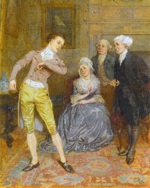 The New Suit by Charles Green - Hand-Painted Oil Painting Reproduction