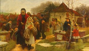 The Doles by Charles Gregory Oil Painting