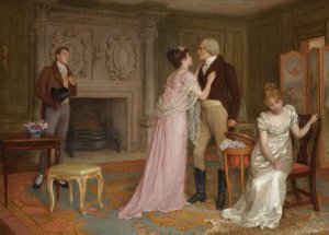 Love Will Triumph by Charles Haigh-Wood Oil Painting
