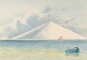 Cape Crozier and Mount Terror by Charles Hamilton Smith Oil Painting