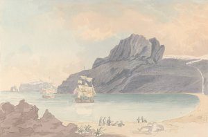 Christmas Harbour, Kerguelen Land Oil painting by Charles Hamilton Smith