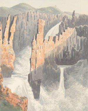 Falls of Wilberforce, Hood River by Charles Hamilton Smith Oil Painting