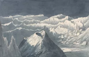 Lunar Crater by Charles Hamilton Smith Oil Painting