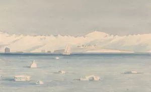 Mount Sabine and Possessions Island by Charles Hamilton Smith Mount Sabine and Possessions Island Oil painting by Charles Hamilton Smith