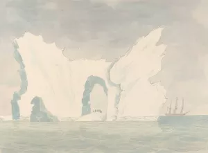 Remarkable Iceberg. by Charles Hamilton Smith Oil Painting