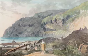 View of a Lake by Charles Hamilton Smith Oil Painting