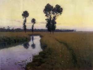 A Path Along the River painting by Charles Harold Davis