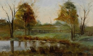 Lake Gardner by Charles Harold Davis Oil Painting