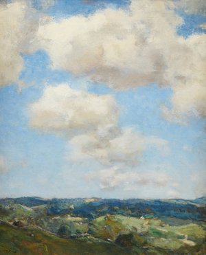 Summer Morning by Charles Harold Davis Oil Painting
