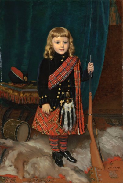Main Product Photo of Portrait of a young boy  Painting by Charles Henri Hilaire Michel