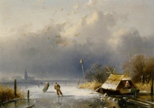 Landscape with Figures on the Ice
